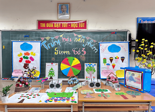 Hình 4: Thỏa sức sáng tạo với các sản phẩm STEM ở tiểu học từ bìa carton